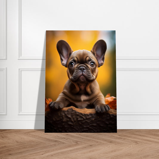 Plakat - Autumn Sentinel French Bulldog 