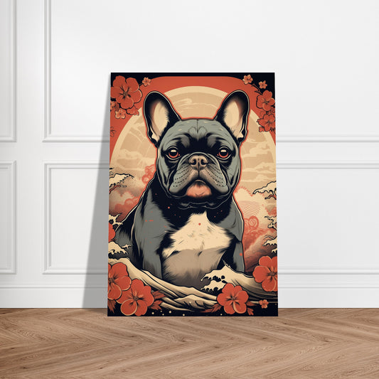 Aluminiumstryk - Blossom Guardian French Bulldog 
