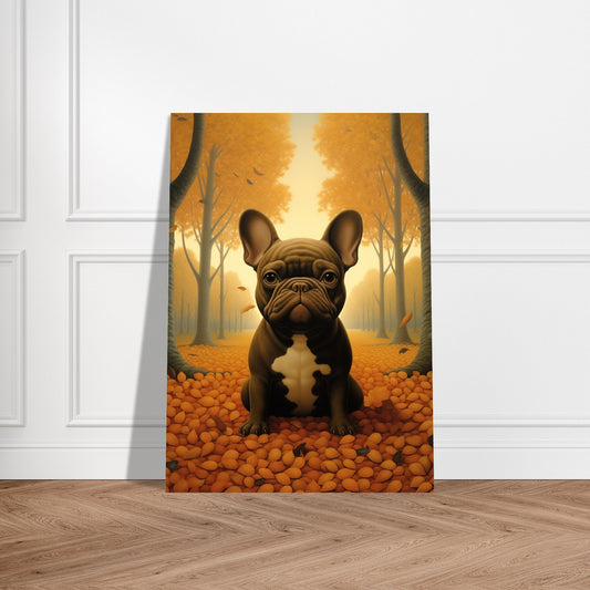 Plakat - Autumn Feel French Bulldog 