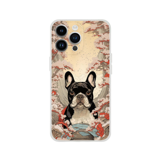 Flexi case - Cherry Blossom French Bulldog
