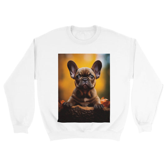 Crewneck Sweatshirt - Autumn Sentinel French Bulldog 